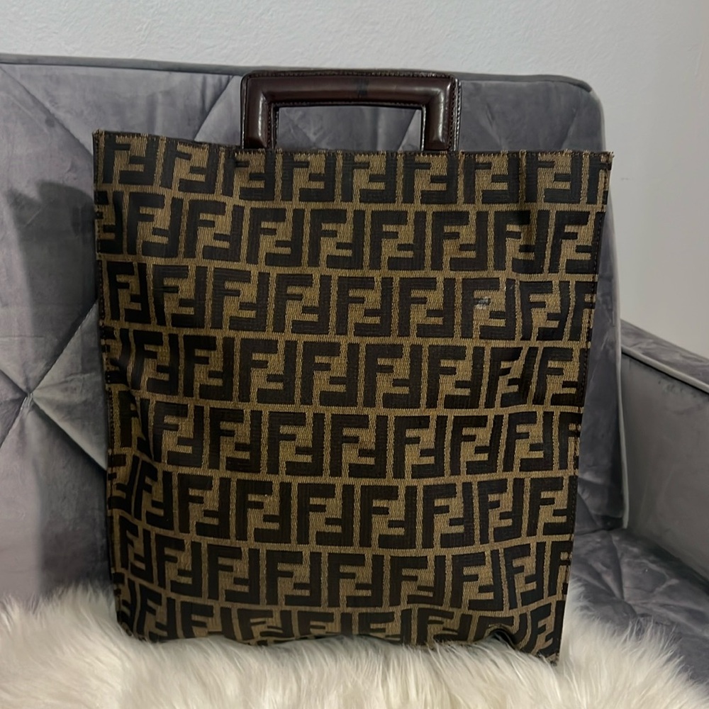Fendi Zucca Canvass Foldable Tote